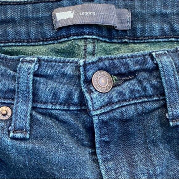 Levi's Women's Jean Leggings Skinny Dark Wash Small - Picture 2 of 3